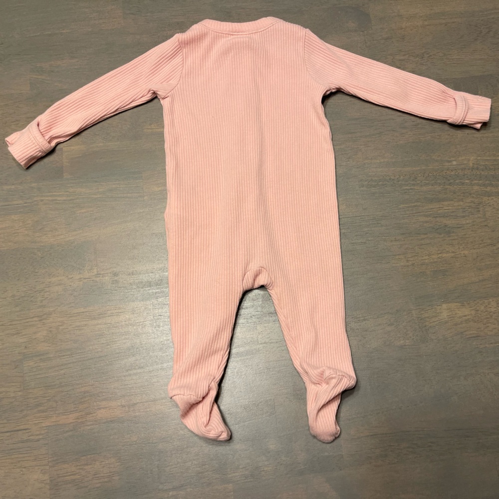 🩷 Bundle • Infant Girls Zipper Sleepers | Size: 0-3 months - Picture 8 of 9